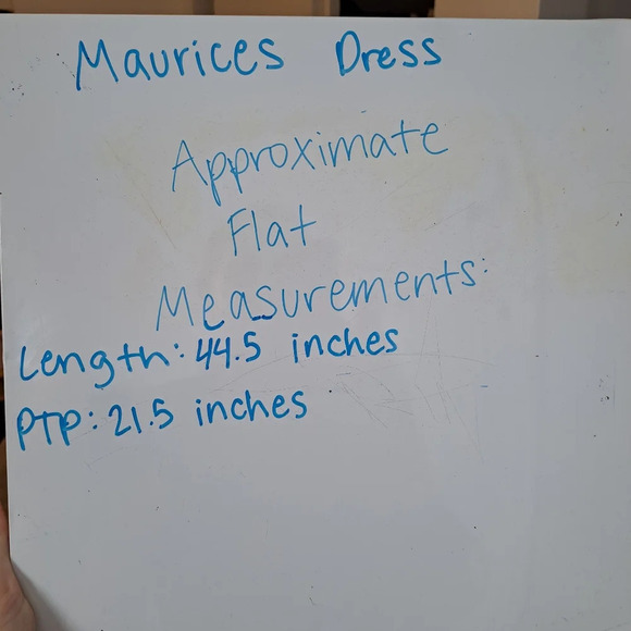 Maurices Burnt Orange Linen Blend Cottagecore Boho Knee Length Dress Size 1 (16) - Picture 8 of 8